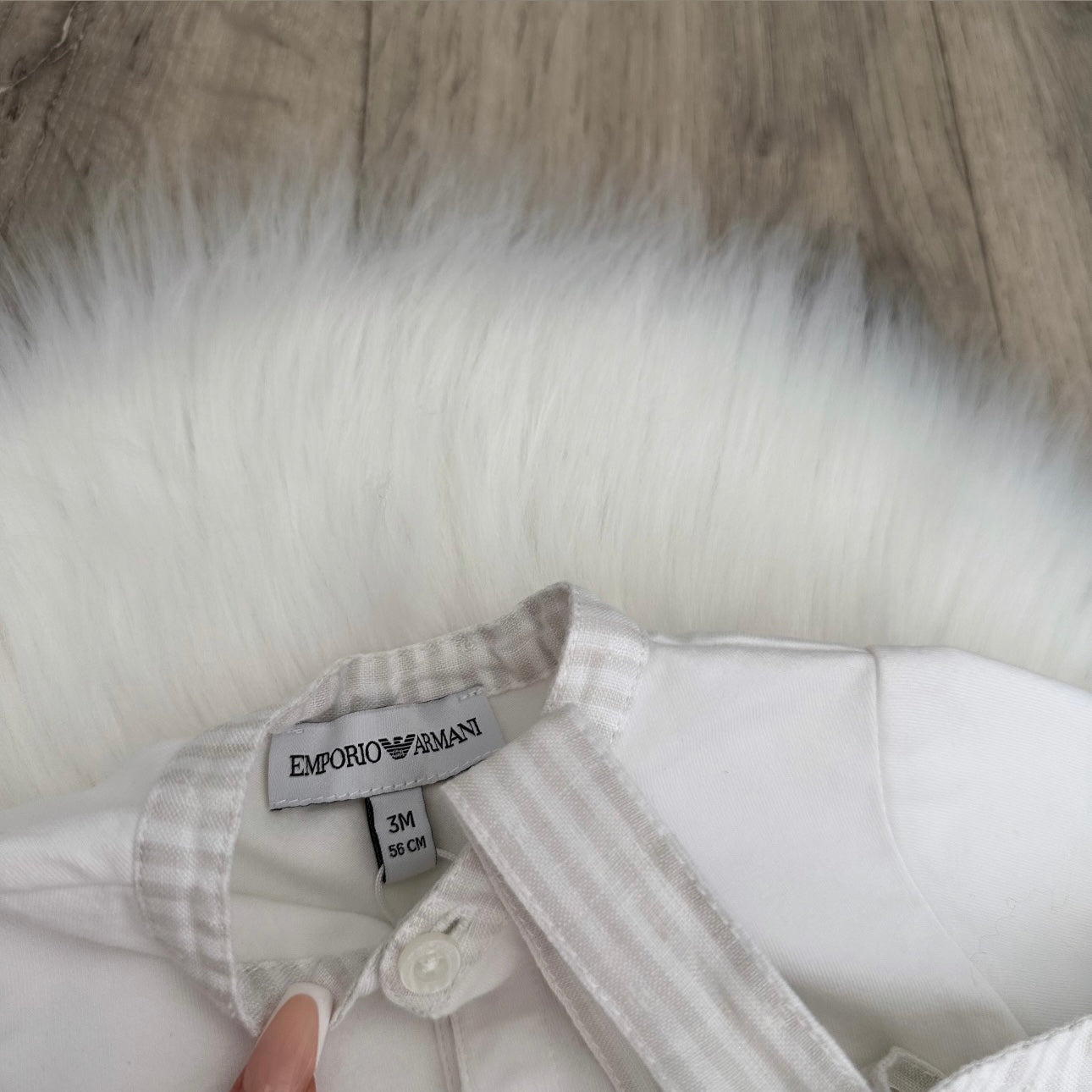 Armani Boys Romper Set - 3M