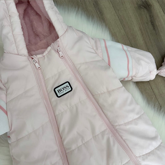 Hugo Boss Girls Snowsuit - 6M