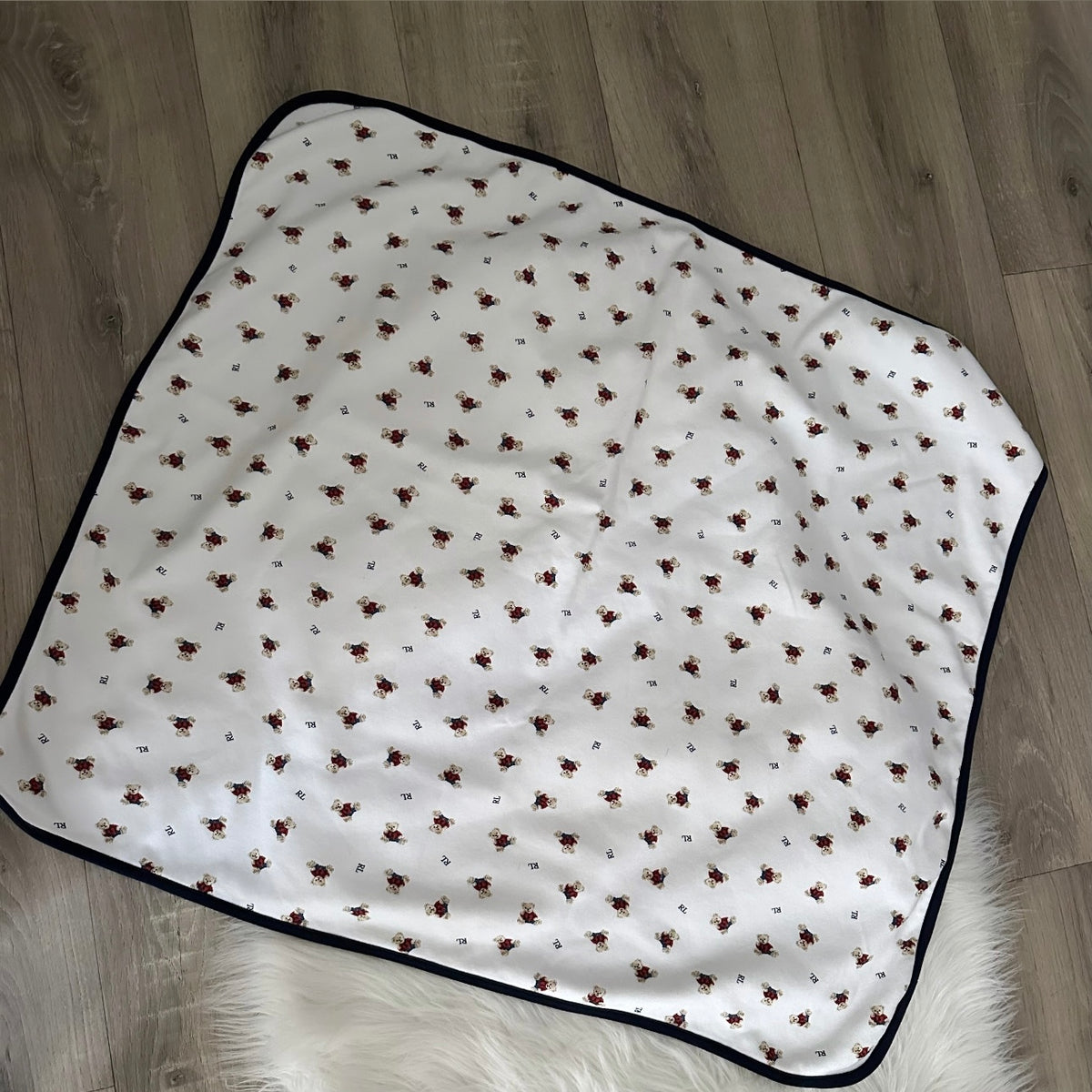 Ralph Lauren Boys Teddy Blanket - One Size