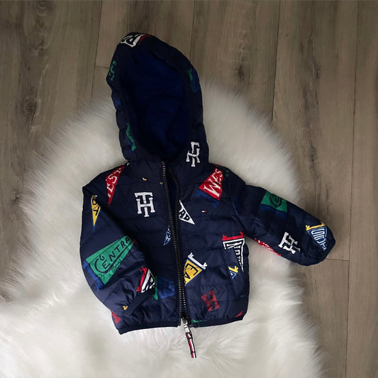 Tommy Hilfiger Reversible Boys Coat - 3/6 months