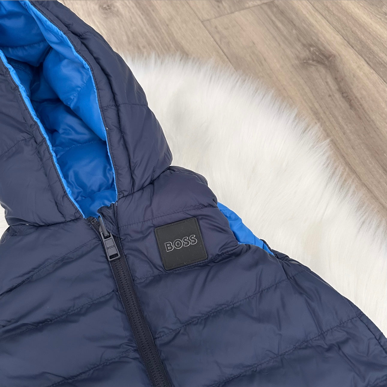 Hugo Boss Boys Reversible Gilet - 18M