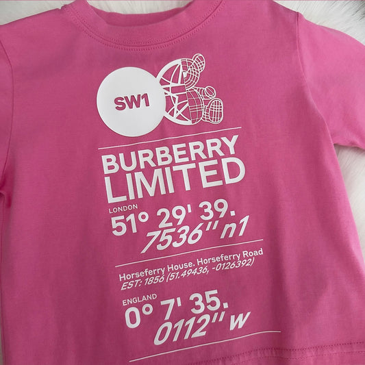 Burberry Girls T Shirt - 12M