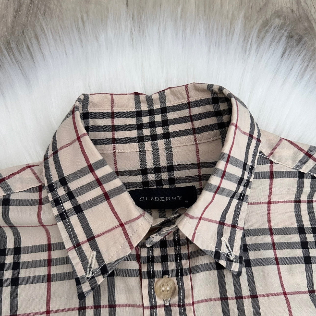 Burberry Vintage Boys Shirt - Age 4