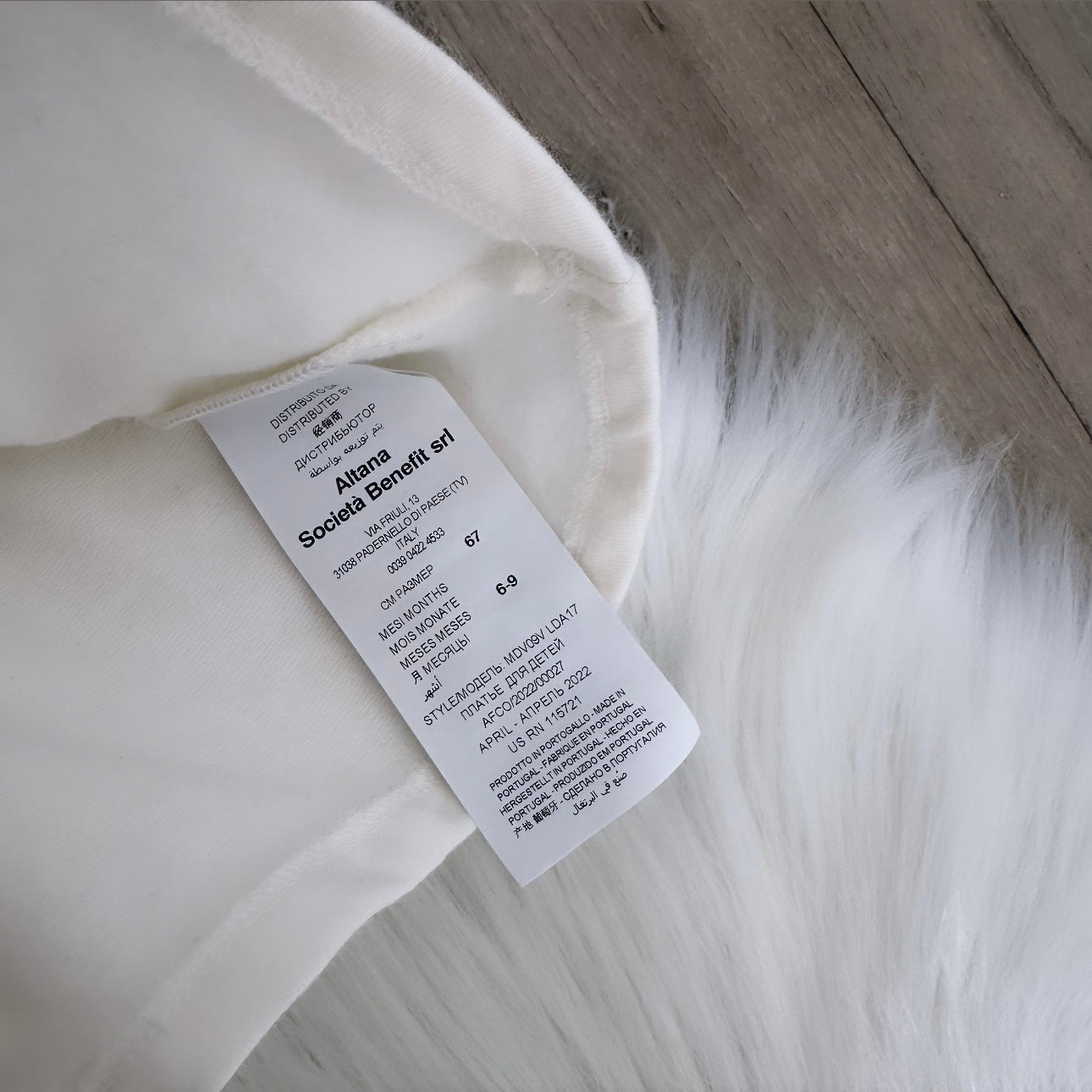 Moschino Girls Dress - 6/9 months