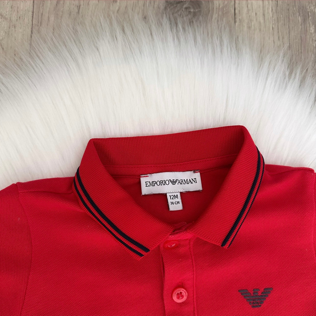 Armani Boys Polo Shirt - 12M
