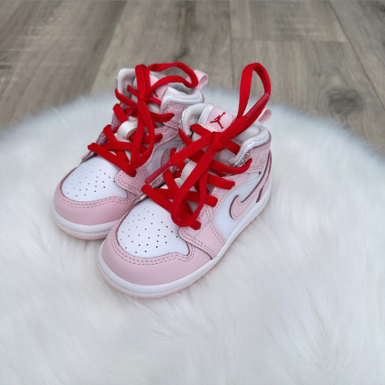 Jordan 1 Girls ‘Pink Foam’ Trainers - 5.5