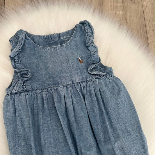 Ralph Lauren Girls Romper - 3M