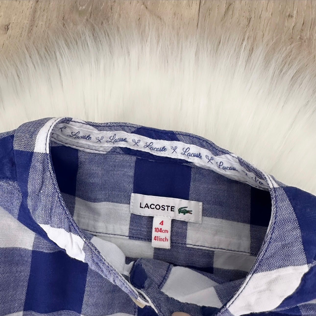 Lacoste Girls Dress - Age 4