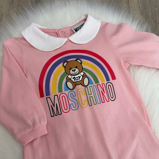 Moschino Girls Babygrow - 3/6 months