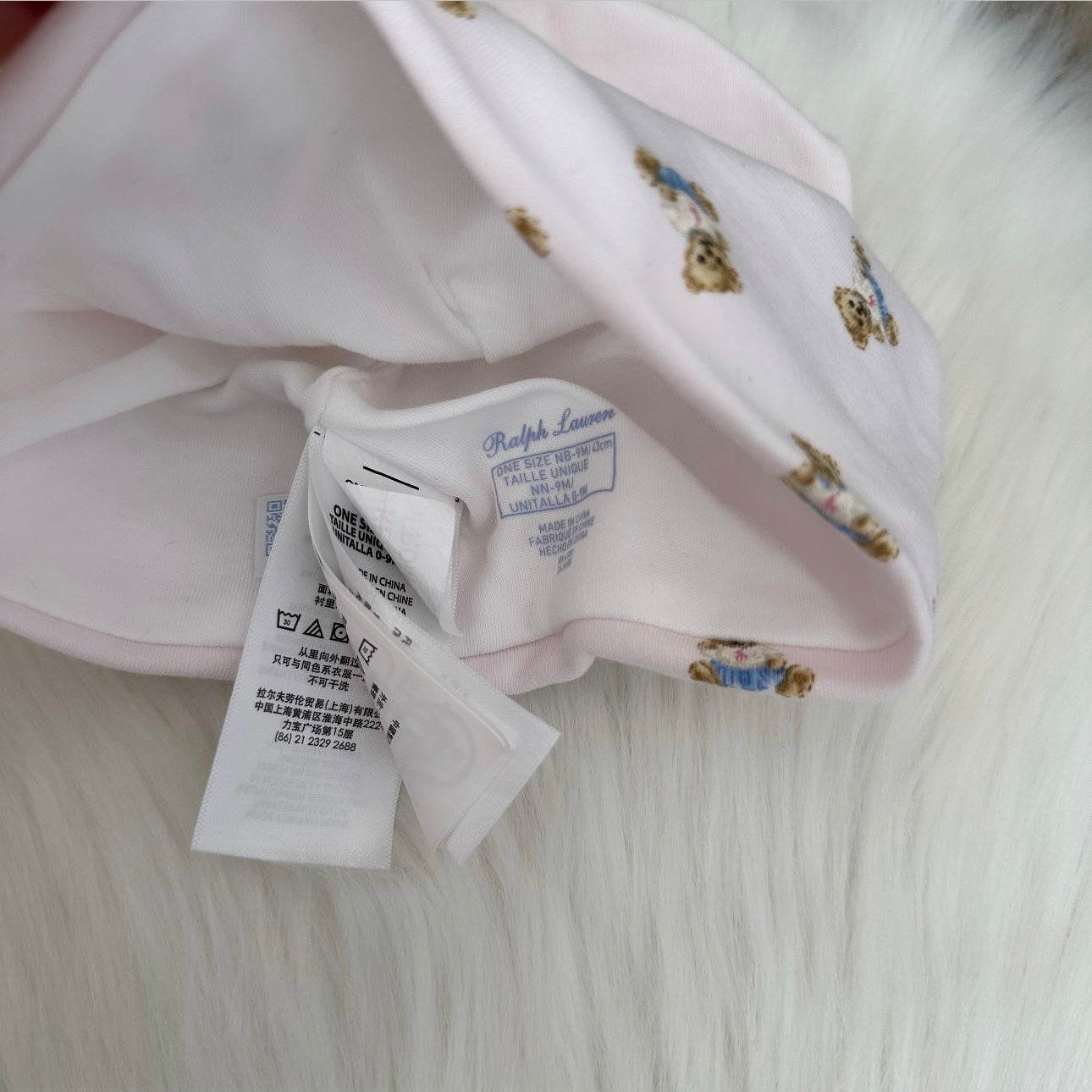 Ralph Lauren Girls Hat - 0/9M