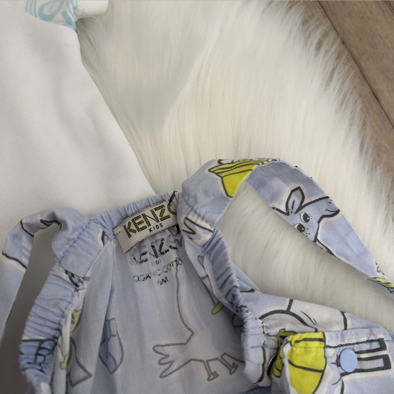 Kenzo Boys Dungaree Set - 6M