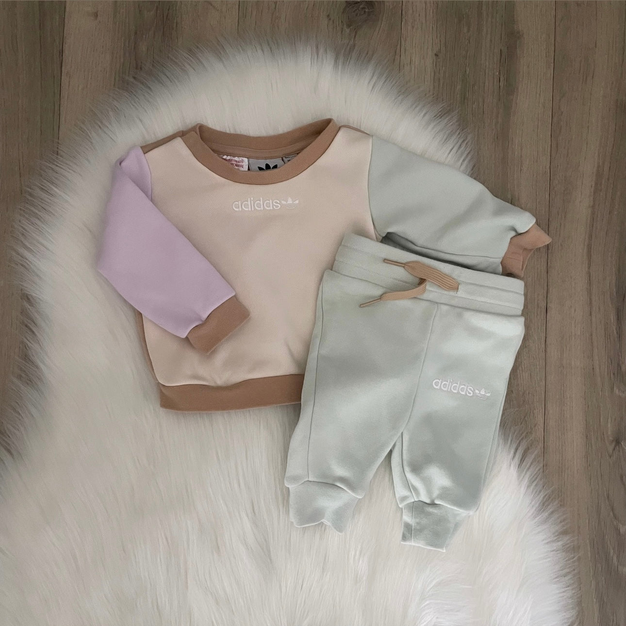 Adidas Boys Tracksuit - 0/3 months