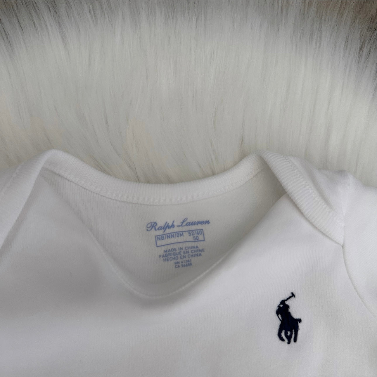 Ralph Lauren Boys Bodysuit - Size Newborn