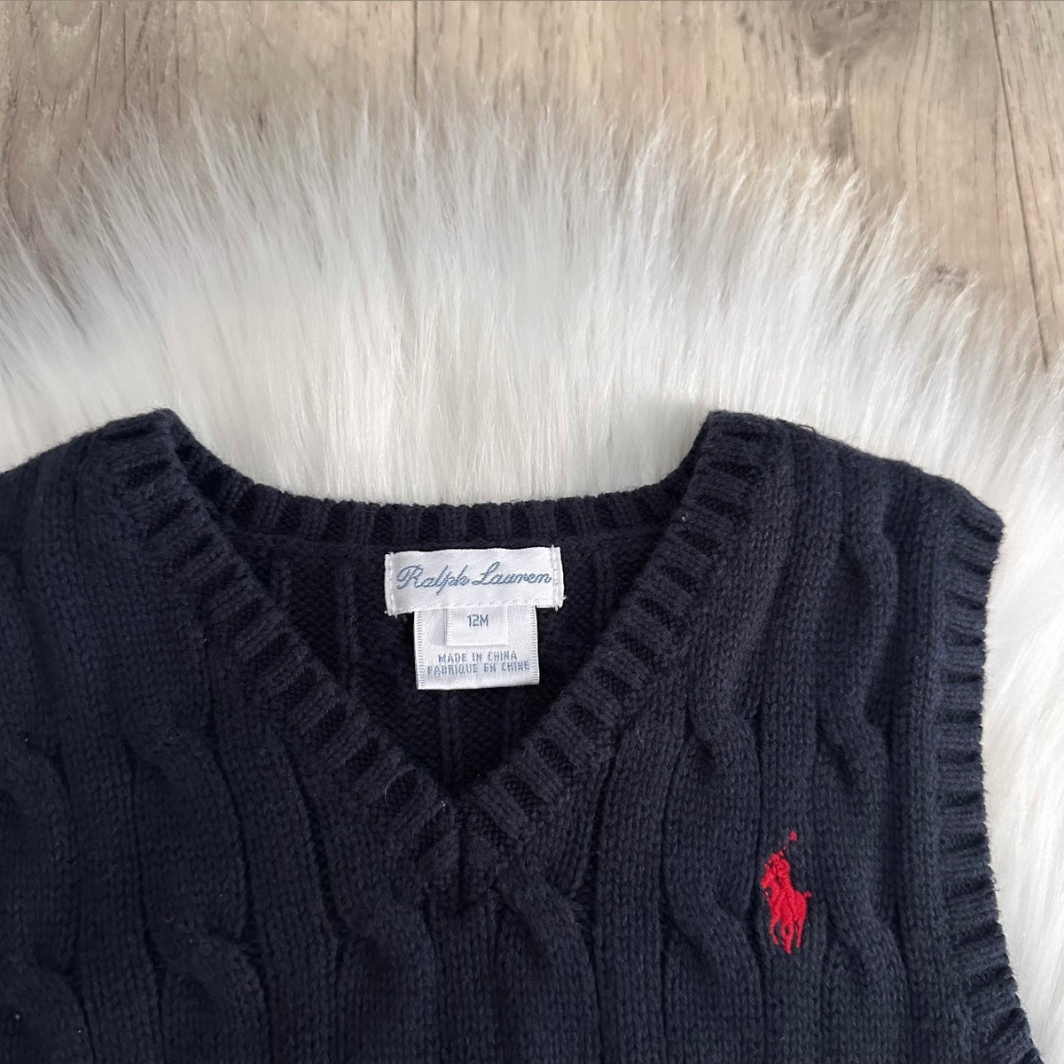 Ralph Lauren Boys Knitted Vest - 12M