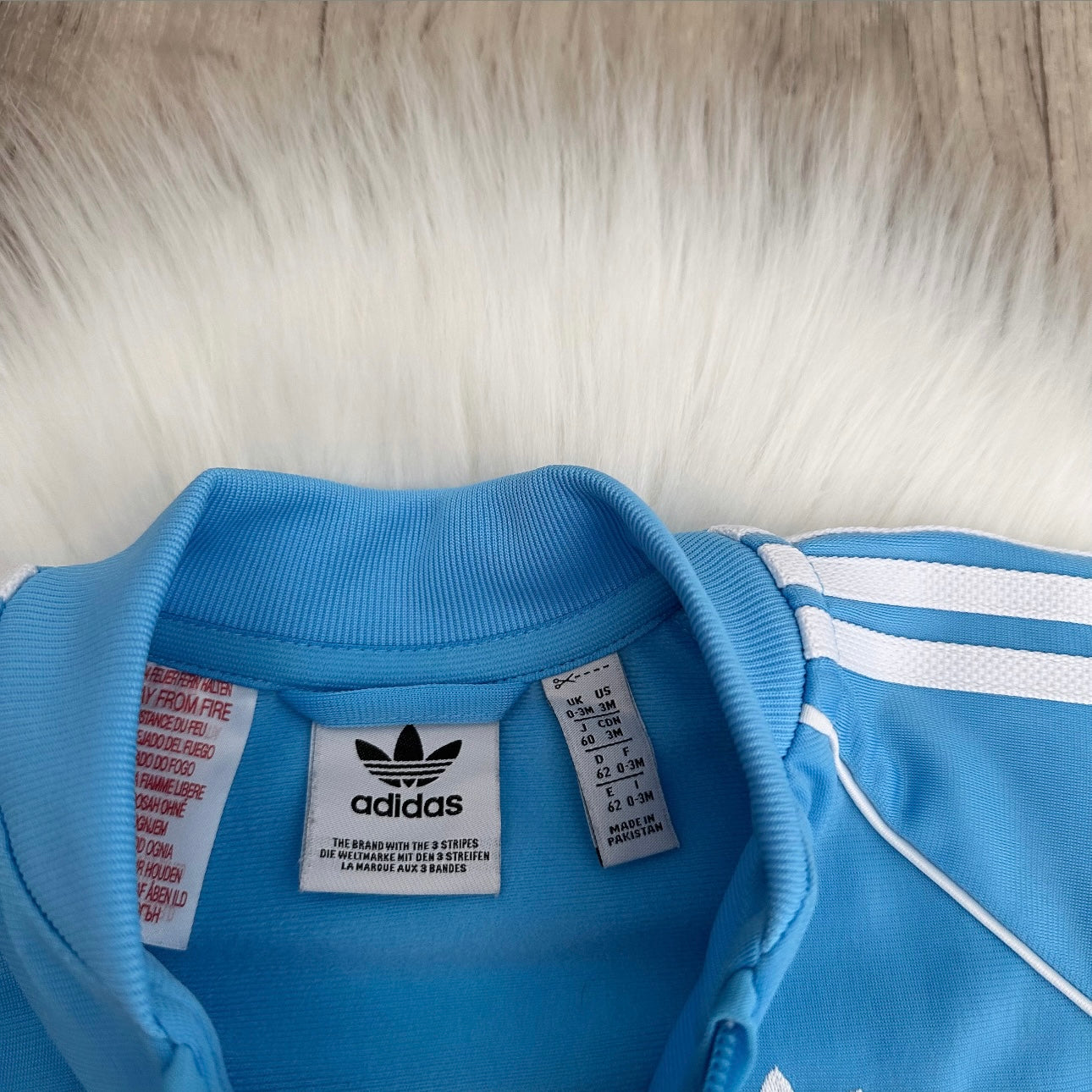 Adidas Boys Tracksuit Set - 0/3 months