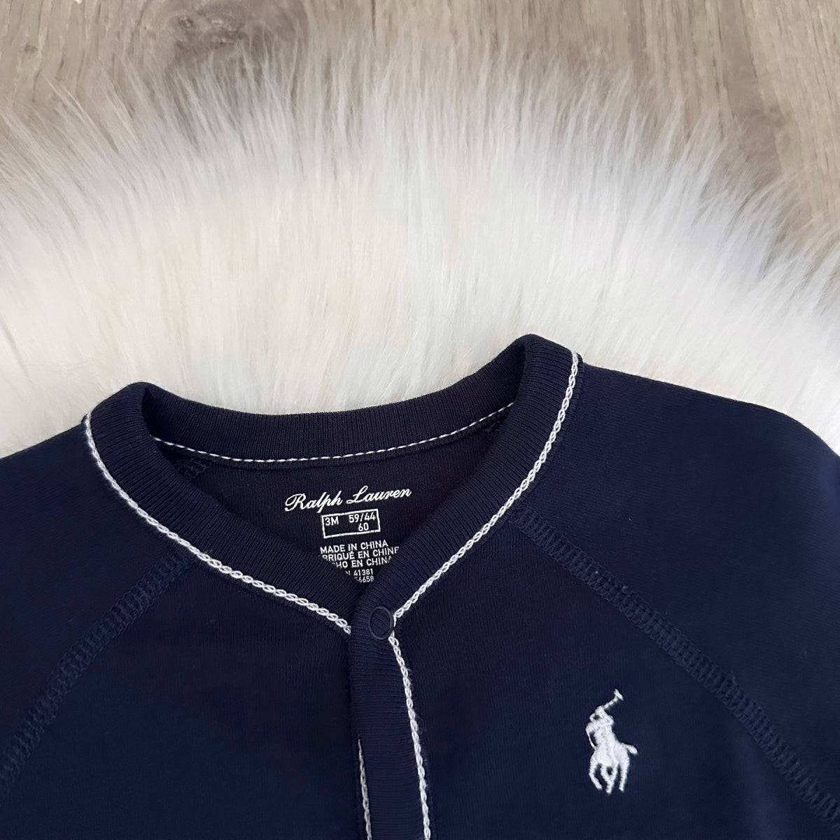 Ralph Lauren Boys Babygrow - 3M