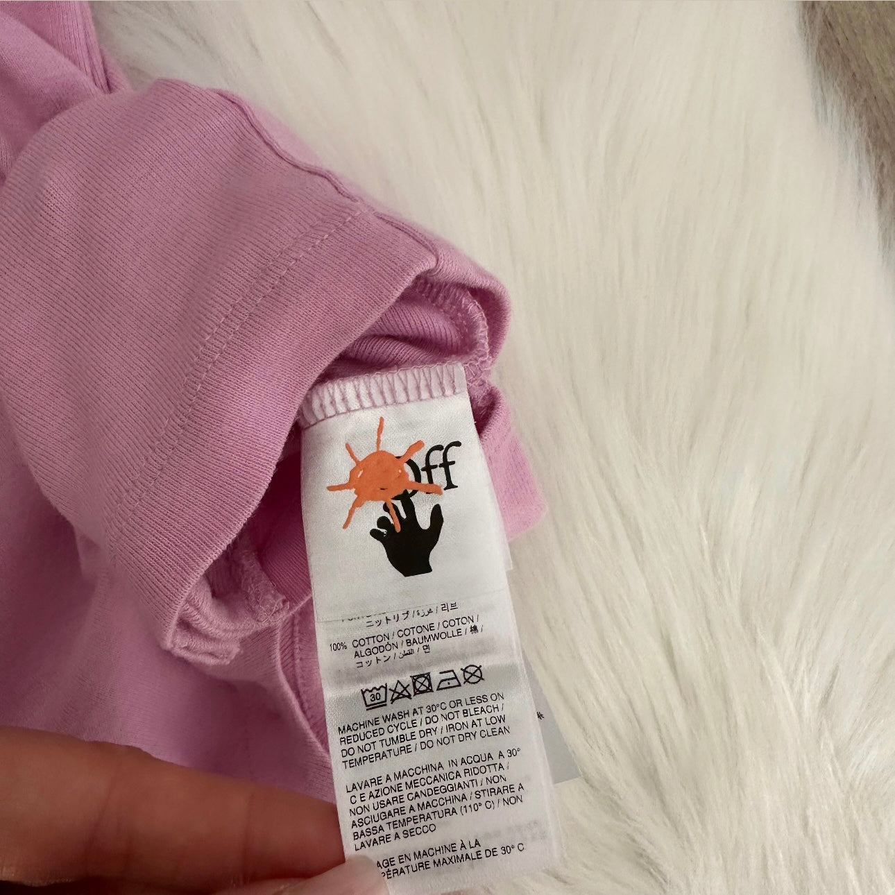 Off-White Girls Babygrow - 3/6 months