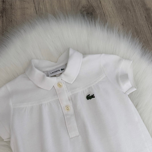 Lacoste Girls Polo Shirt - Age 1