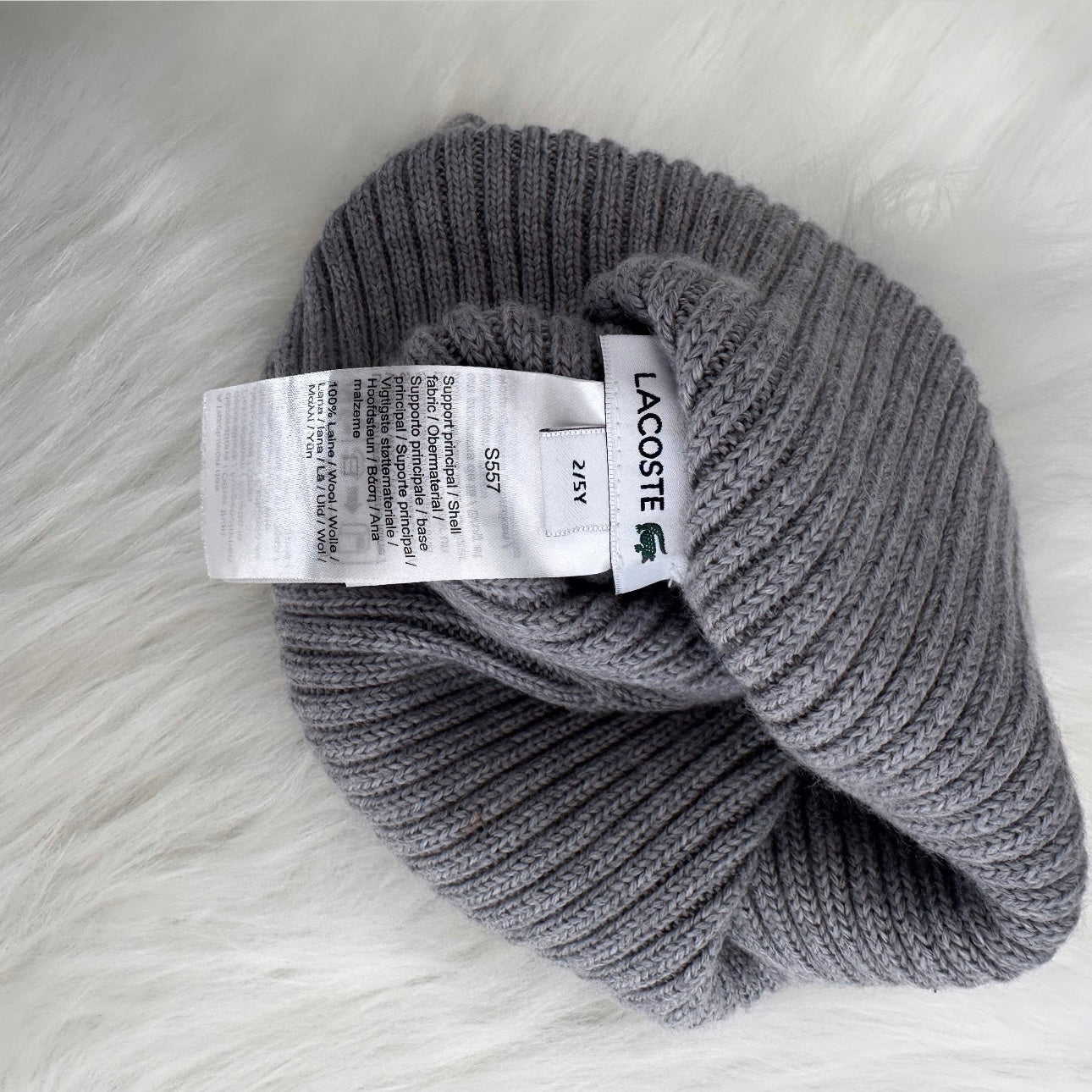 Lacoste Boys Beanie Hat - Age 2/5 Years