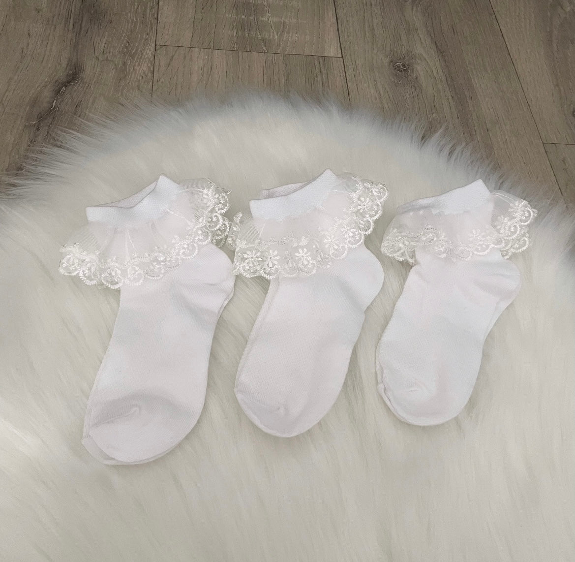 Girls Frilly Socks - Multiple Sizes