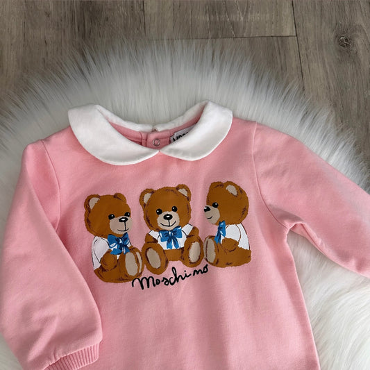 Moschino Girls Babygrow - 3/6 months