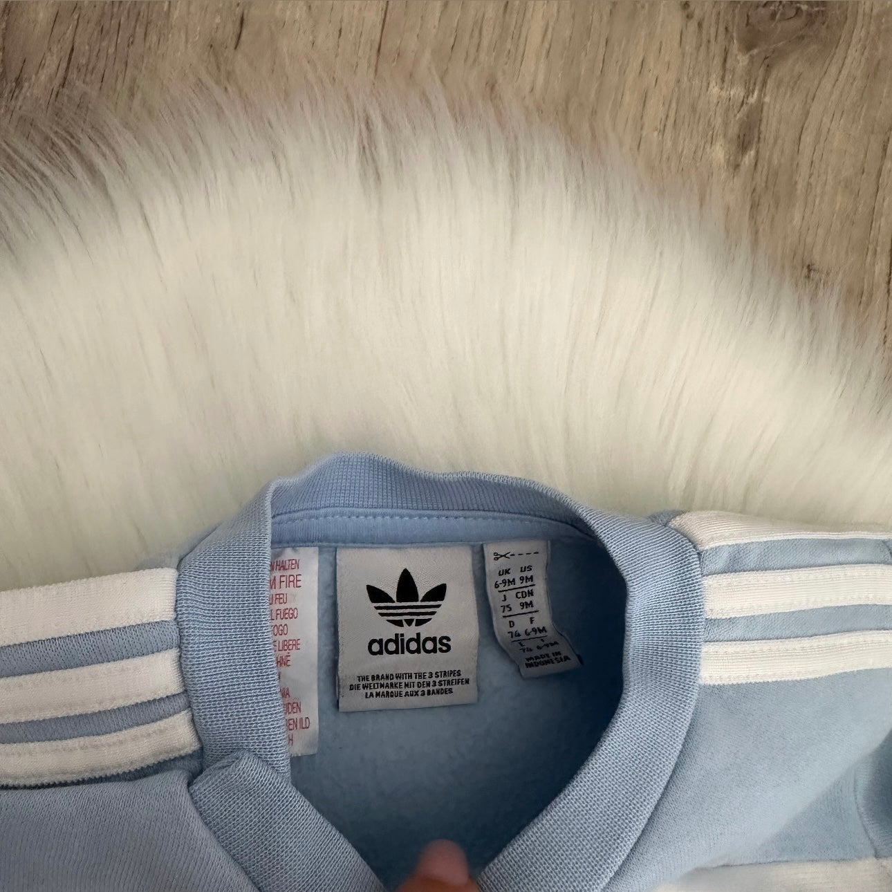 Adidas Boys Tracksuit - Size 6/9 months
