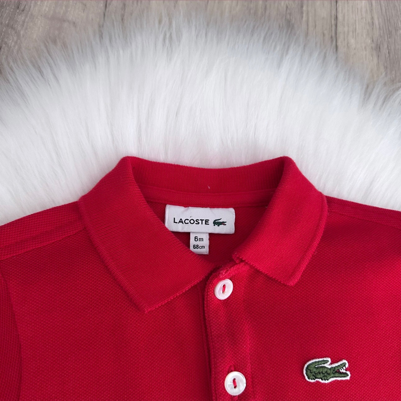 Lacoste Girls Polo Shirt - 6M