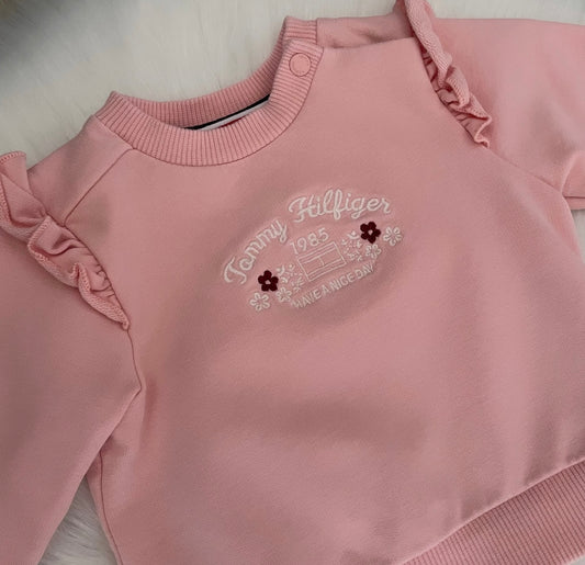 Tommy Hilfiger Girls Jumper - Newborn