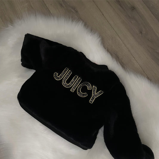 Juicy Couture Fur Bomber Jacket - Age 2