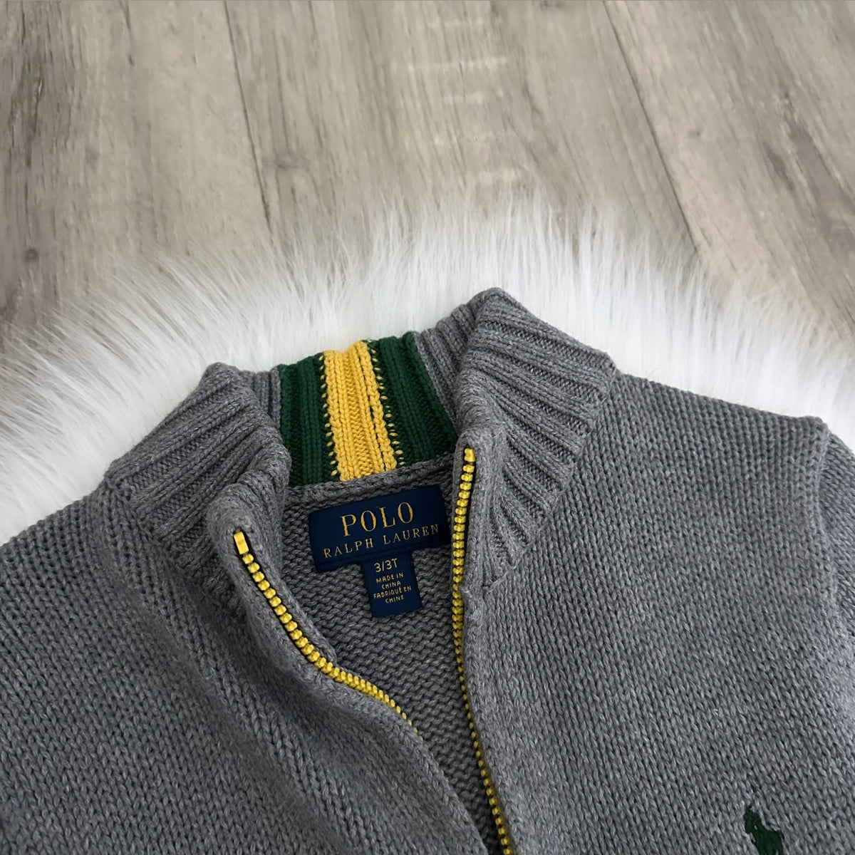 Ralph Lauren Boys Knitted Jacket - Age 3