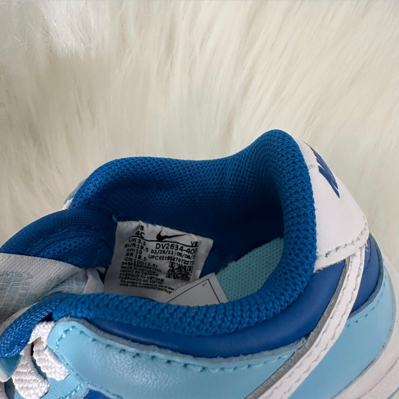 Nike Blue Dunks Trainers - 3.5 UK