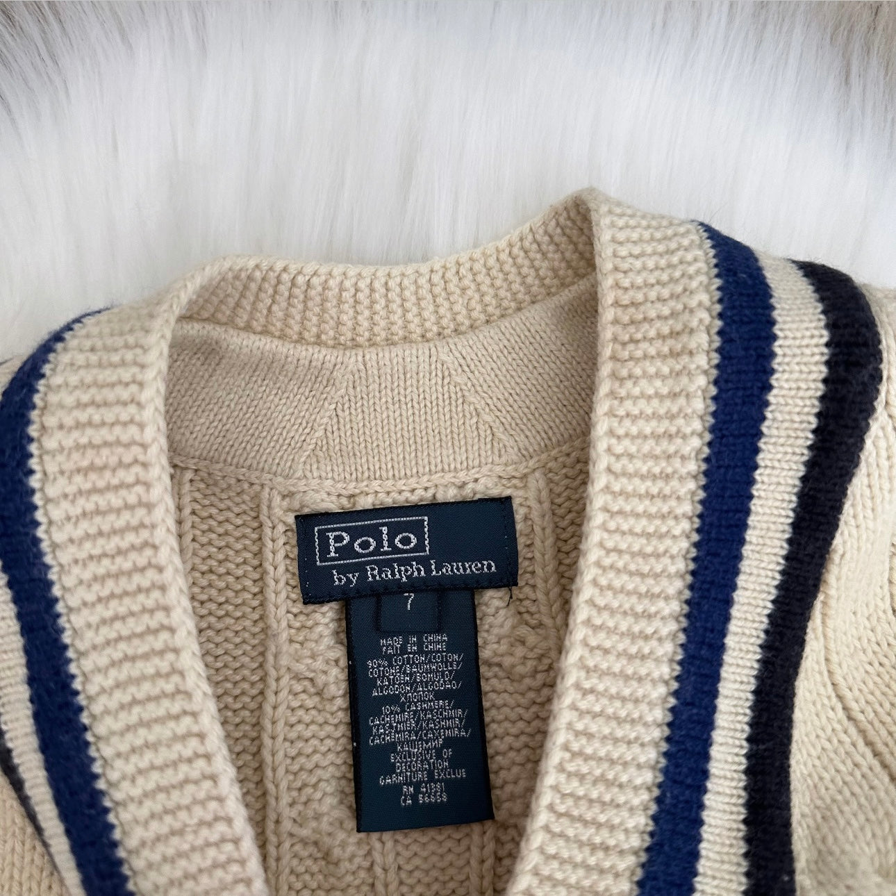 Ralph Lauren Boys Sleeveless Jumper - Age 7