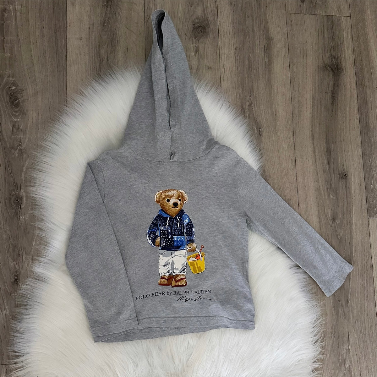 Ralph Lauren Boys Hooded T shirt - Age 4
