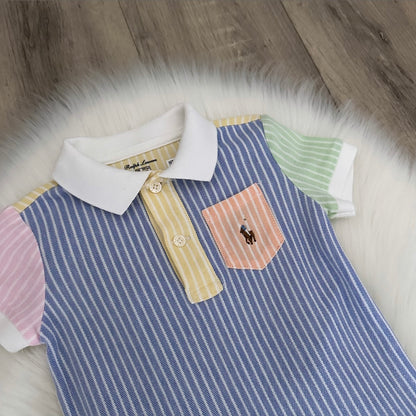 Ralph Lauren Boys Romper Set - 3M | 9M