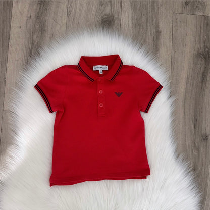 Armani Boys Polo Shirt - 12M