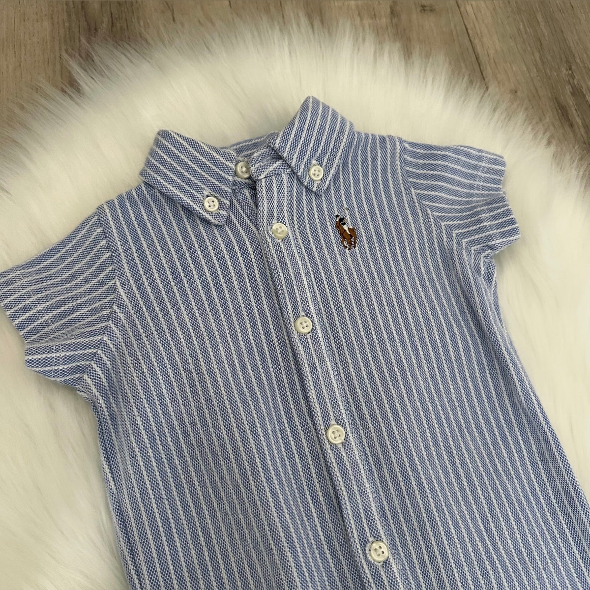 Ralph Lauren Boys Romper - Newborn