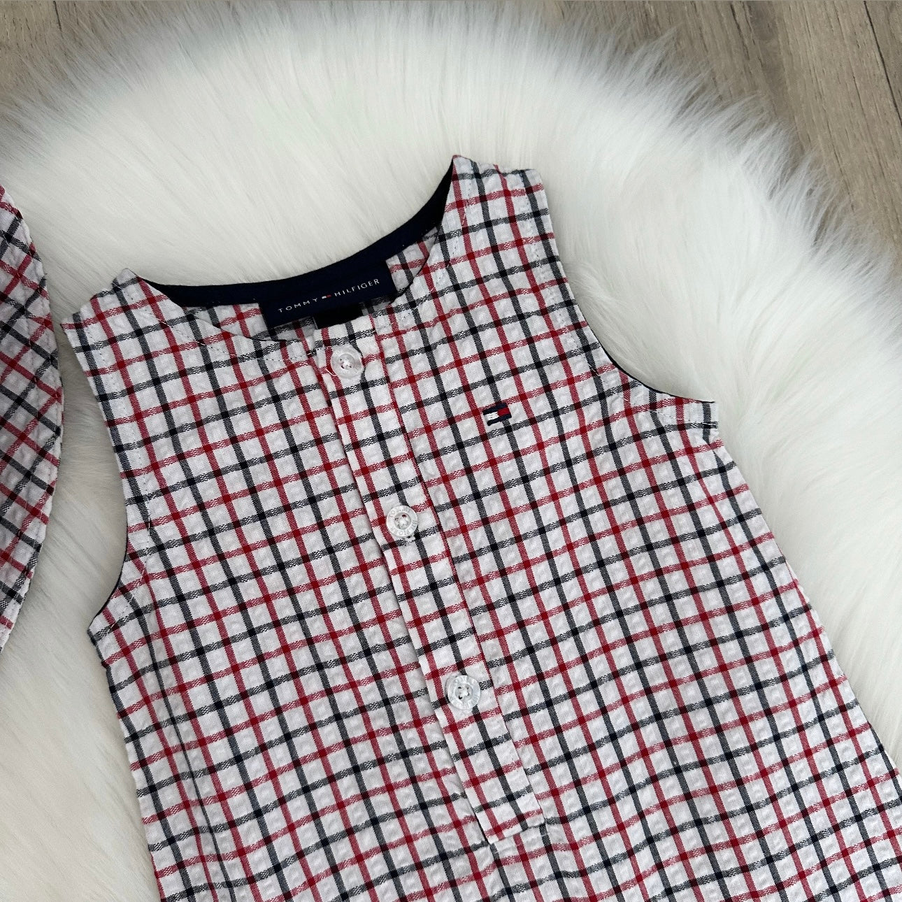 Tommy Hilfiger Boys Romper Set - 3/6 months