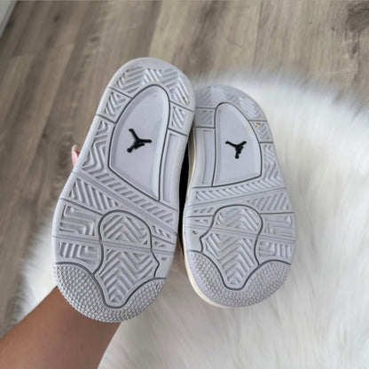 Jordan 4 ‘Platinum Gold’ Boys Trainers - 8.5 UK
