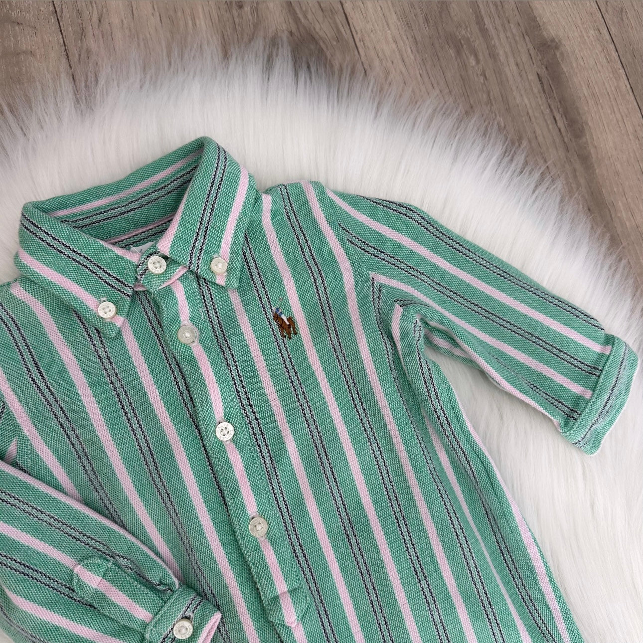 Ralph Lauren Boys Babygrow - 3M