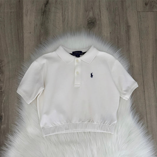 Ralph Lauren Girls Cropped Shirt - Age 5