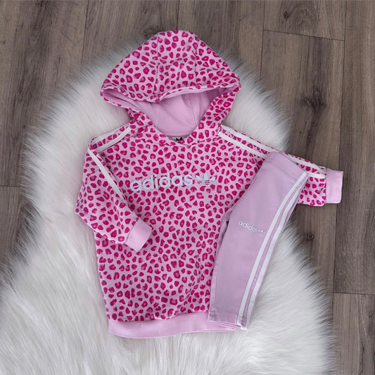 Adidas Girls Tracksuit - 3/6 months