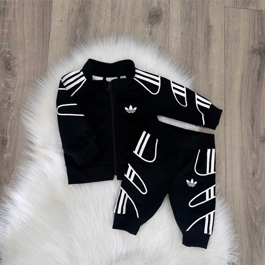 Adidas Boys Tracksuit Set - 0/3 months