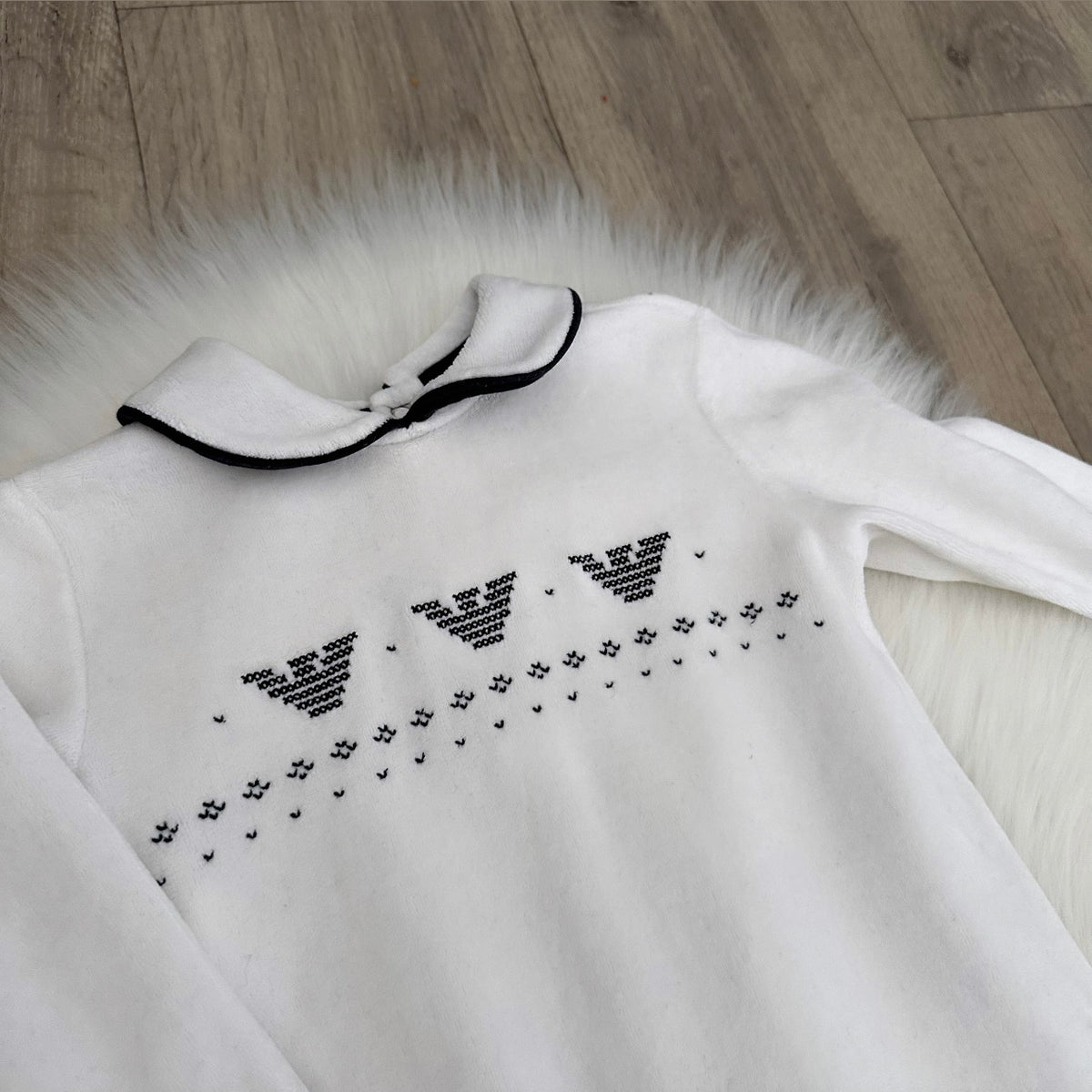 Armani Boys Babygrow - 6M