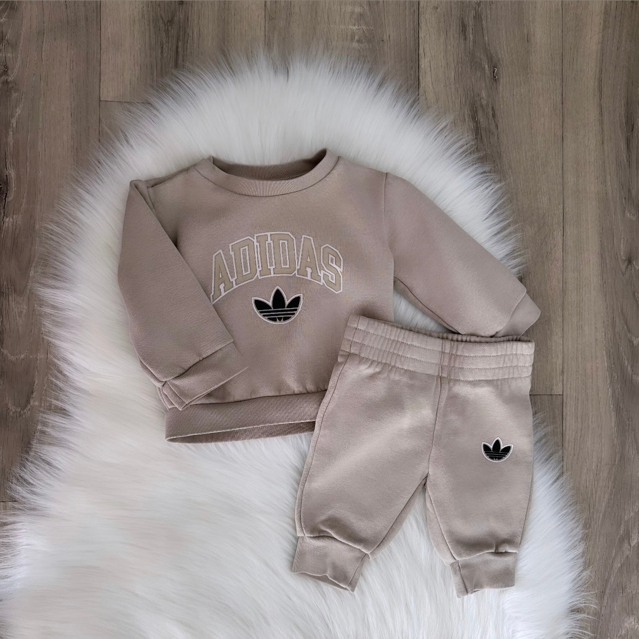 Adidas Boys Tracksuit - 0/3 months
