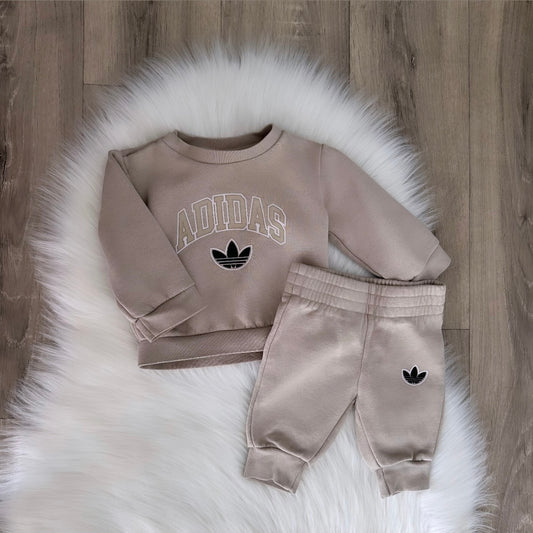 Adidas Boys Tracksuit - 0/3 months