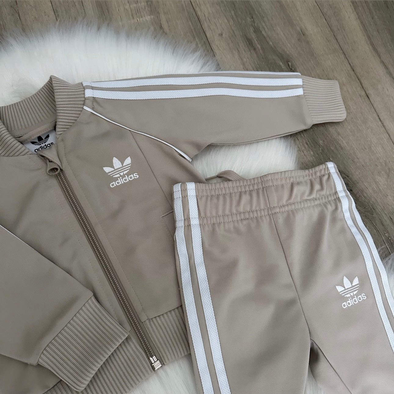 Adidas Boys Tracksuit Set - 0/3 months