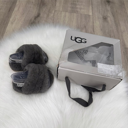 UGG Girls Slider Slippers - Size 2