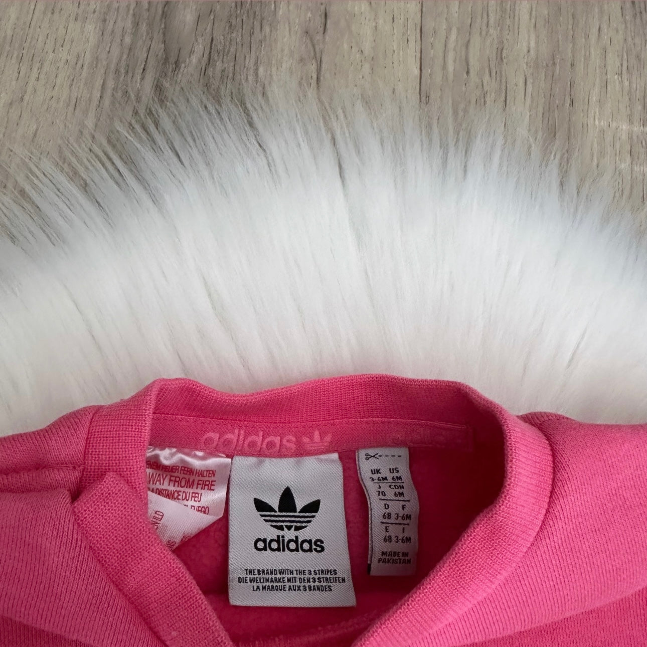 Adidas Girls Tracksuit - 3/6 months