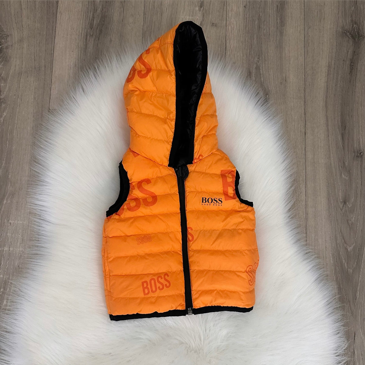 Hugo Boss Boys Reversible Gilet - 6M
