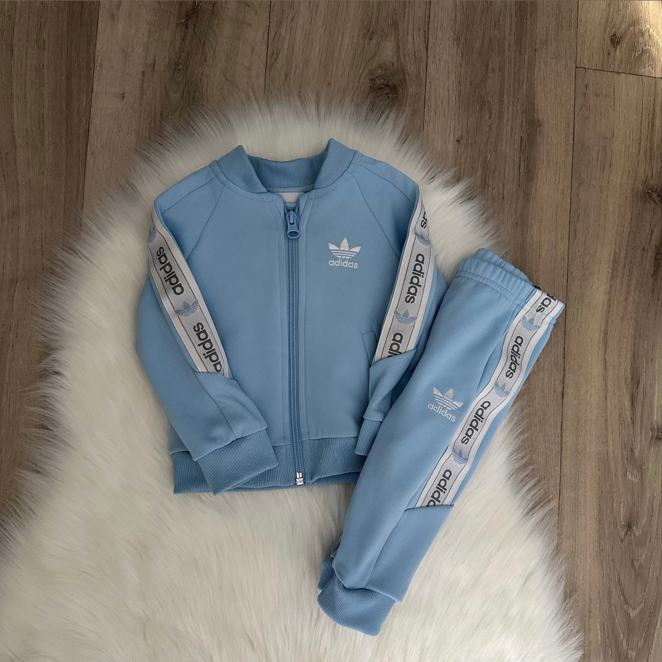 Adidas Boys Tracksuit Set - 6/9 months